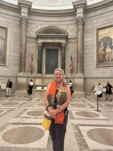 Michele Mar, FTE alumna, in the U.S. Capitol Rotunda
